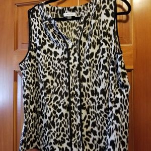 Calvin Klein Animal Print top
